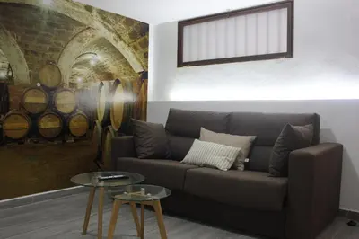 Zona de estar de Loft Turístico en casco histórico, Wifi y TV satélite gratis