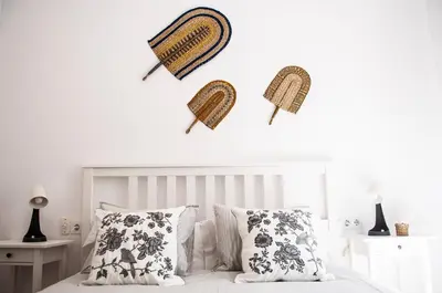 Cama o camas de una habitación en Alohamundi Cruz Verde