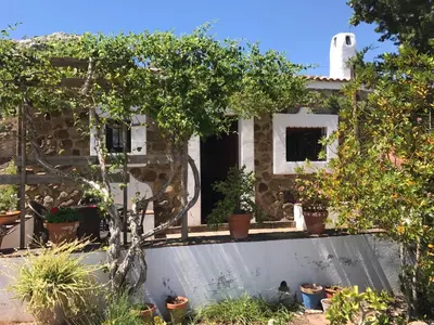 Jardín al aire libre en Cortijo Nuevo Alojamiento Rural