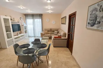 Zona de estar de Spectacular views. All new with free parking