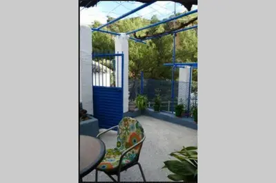 Jardín al aire libre en Casa Lola