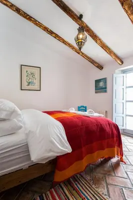 Cama o camas de una habitación en Casa Higueras