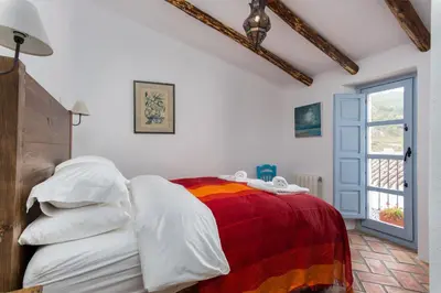 Cama o camas de una habitación en Casa Higueras