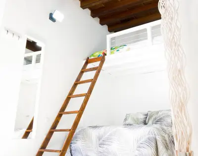 Cama o camas de una habitación en Pasaje de Amores