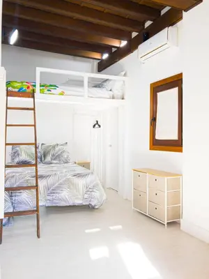 Cama o camas de una habitación en Pasaje de Amores