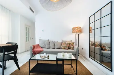 Zona de estar de AvantiStays San Roman, para disfrutar como un sevillano mas