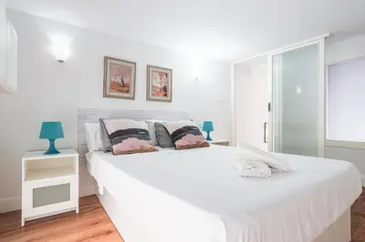 Cama o camas de una habitación en Fantástico Duplex 2 hab 4 px -WIFI AC