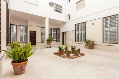 Jardín al aire libre en Fantástico Duplex 2 hab 4 px -WIFI AC