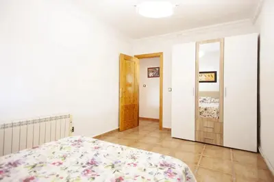 Cama o camas de una habitación en Charming Villa in Linares with Private Pool