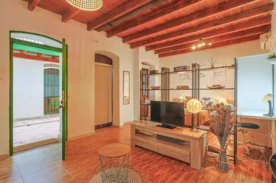 Zona de estar de Loft B2, Apartment in Seville