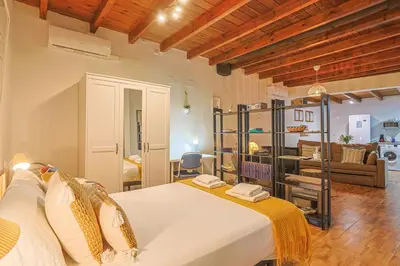 Zona de estar de Loft B2, Apartment in Seville