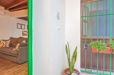 Zona de estar de Loft B2, Apartment in Seville