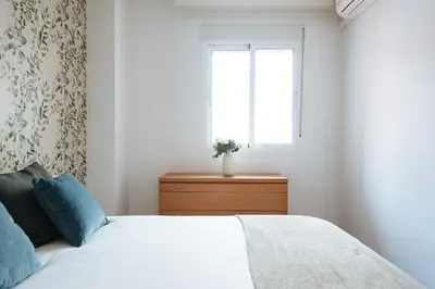 Cama o camas de una habitación en Calatrava Suite Apartment