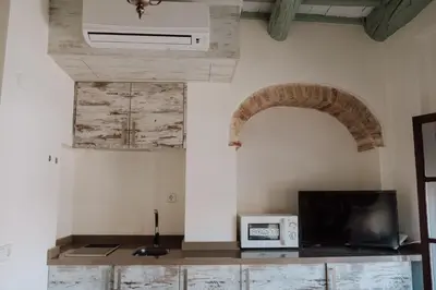 Una cocina o zona de cocina en LA COVACHA DEL PINTOR