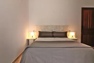Cama o camas de una habitación en El Granero at Molino la Ratonera