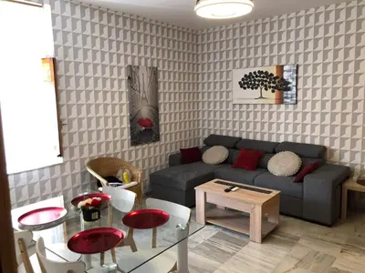 Zona de estar de Comfortable Apartment in Central Córdoba, 42 m², Parking.