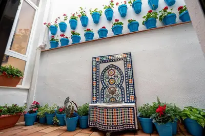 Jardín al aire libre en Casa la Mezquita con parking gratis