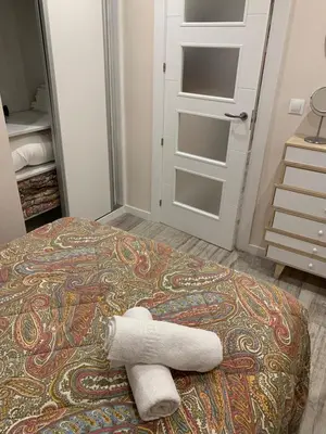 Cama o camas de una habitación en Estudio Catedral