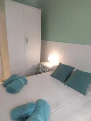 Cama o camas de una habitación en Los Patios de Cordoba