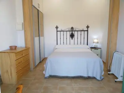 Cama o camas de una habitación en Alojamiento Árdales