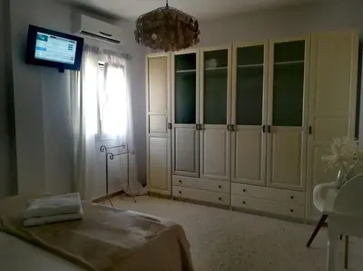 Cama o camas de una habitación en El Patio de San Bernardo