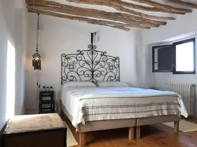 Cama o camas de una habitación en Finca El Almendrillo