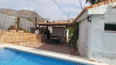 Piscina en o cerca de Casa Rural Los Caballos Finca Canca Alora Caminito del Rey