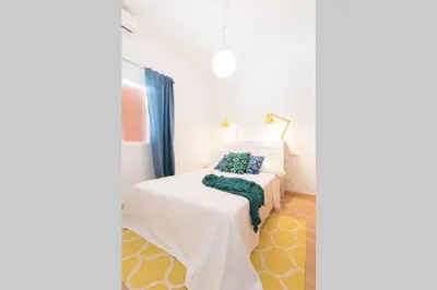 Cama o camas de una habitación en Pop Art, Apartamento Valvanera, pleno centro