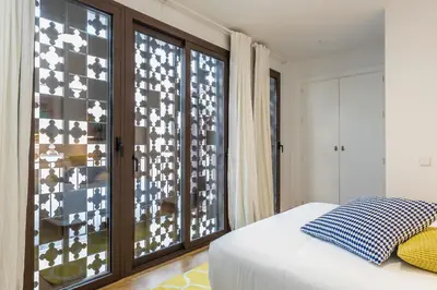 Cama o camas de una habitación en Pop Art, Dúplex coqueto en el corazón de Sevilla