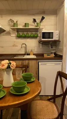 Una cocina o zona de cocina en Apartamentos A Poniente