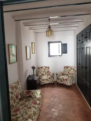 Zona de estar de Casa S. XIX en pleno centro de Carmona