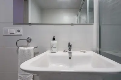Un baño de Apartamento de diseño centro Sevilla. WiFi/AC