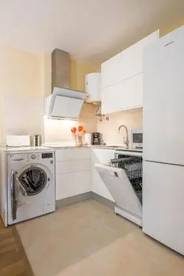 Una cocina o zona de cocina en Apartamento 1 habitación Plaza San Julian Centro