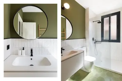 Un baño de OMM Suites Sevilla