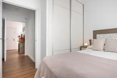 Cama o camas de una habitación en Apartamentos Poemas & Rimas de Bécquer
