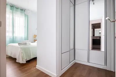 Cama o camas de una habitación en Apartamentos Poemas & Rimas de Bécquer
