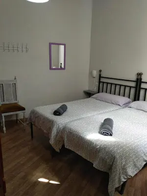 Cama o camas de una habitación en Apartamento Centro Santa Catalina 1º C