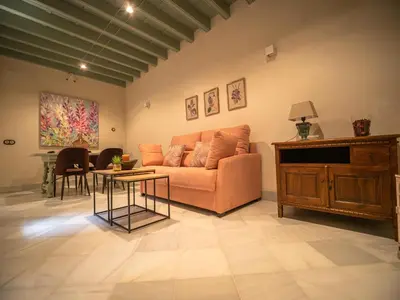 Zona de estar de Casas de Sevilla - Apartamentos Vidrio 7