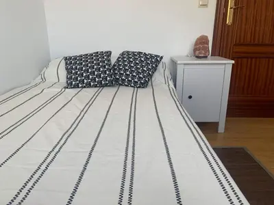Cama o camas de una habitación en Apartamento en Cuevas del Becerro