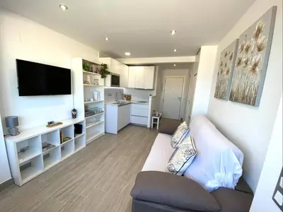 Una cocina o zona de cocina en Residencial Santa Justa - Vacacional Sevilla