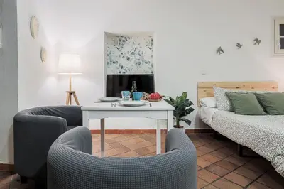 Cama o camas de una habitación en San esteban bajo