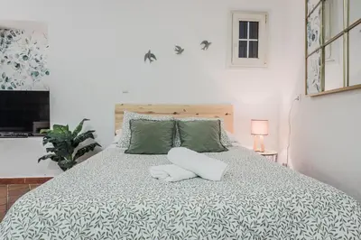 Cama o camas de una habitación en San esteban bajo