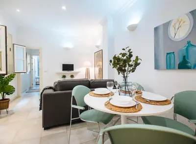 Zona de estar de Lanza Suite Apartment