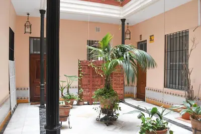 Jardín al aire libre en Apartamento Descalzos
