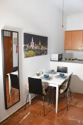 Una cocina o zona de cocina en Apartamento Descalzos