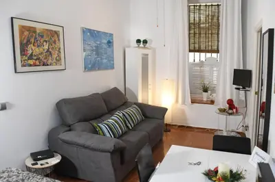 Zona de estar de Apartamento Descalzos