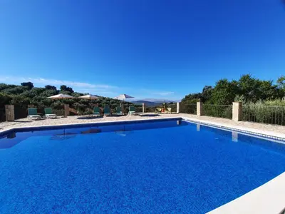 Piscina en o cerca de Hacienda La buena vida B&B en appartementen casita la bruja