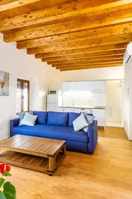Zona de estar de Stunning apartment in central Seville