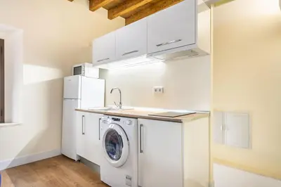 Una cocina o zona de cocina en Stunning apartment in central Seville