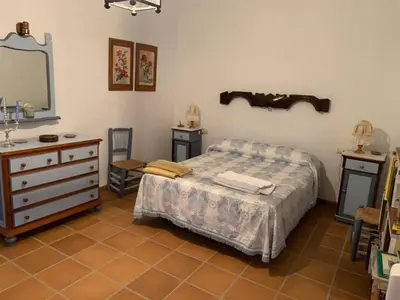 Cama o camas de una habitación en EL CONVENTO Vivienda Rural Jaén Andalucía España